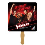 Square Hand Fan Full Color (1 Side) with Logo