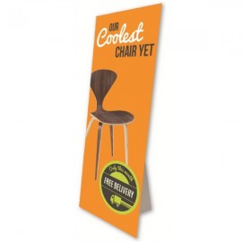 Floor Sign Coroplast 24" x 60" with Logo