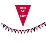 16 Pennant Banner Full Color (1 side) with Logo