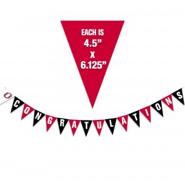 16 Pennant Banner Full Color (1 side) with Logo  16 Pennant Banner Full Color (1 side) with Logo