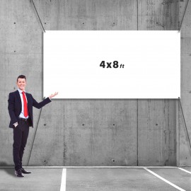 Custom 4' X 8' Banners with Logo  Custom 4