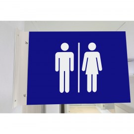 Logo Branded Corridor or Ceiling Sign