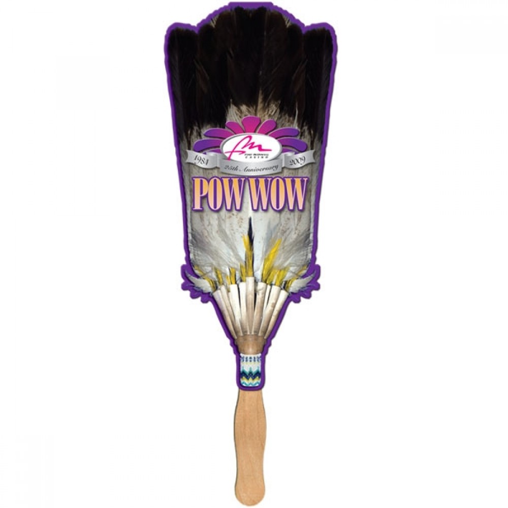 Personalized Broom Hand Fan