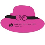 Dress Hat Paper Window Sign (Approximately 8"x8") Logo Branded