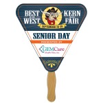 Triangle Fast Hand Fan (1 Side) 1 Day Custom Printed