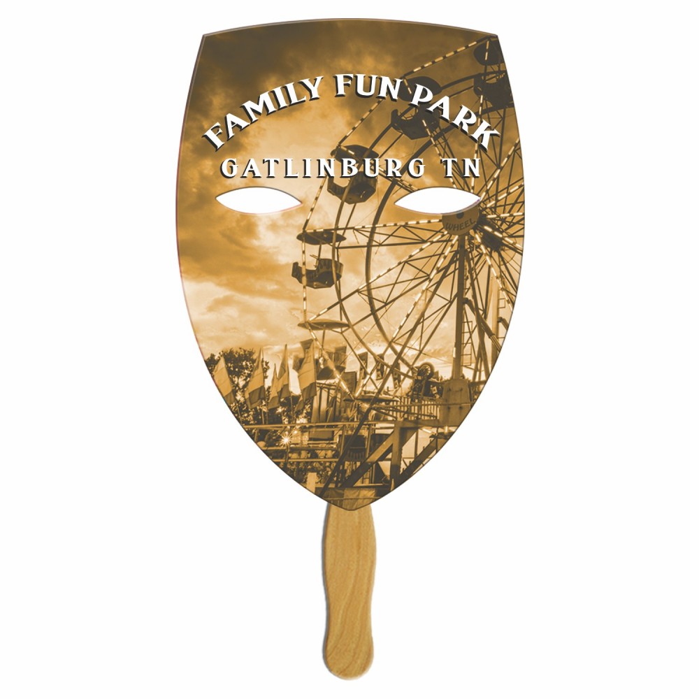 Mask Hand Fan with Logo