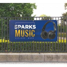 12" x 12" Custom Vinyl Banners with Logo