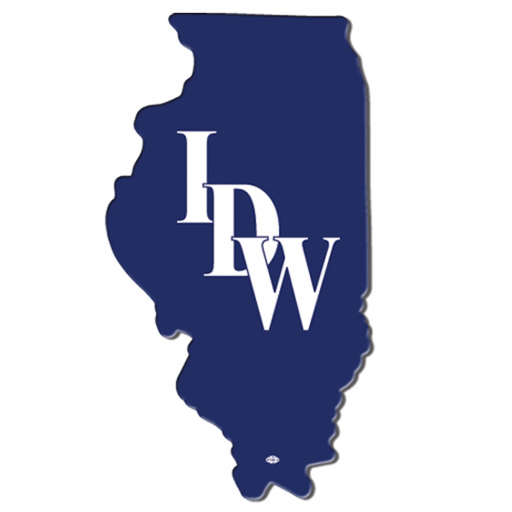 Custom Imprinted Illinois State Hand Fan Without Stick Custom Imprinted Illinois State Hand Fan Without Stick
