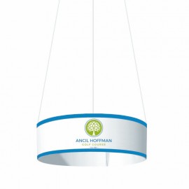 10' Dia. x 2'H Circular Hanging Sign Kit Logo Branded  10