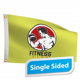 Logo Branded 5' x 8' Custom Pole Flag - Single Sided FULL COLOR - Made in the USA