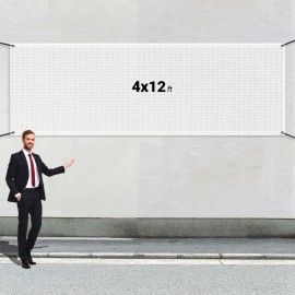 Personalized Custom 4' X 12' Mesh Banners