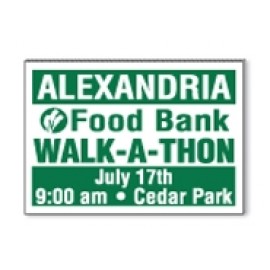 Custom Economy Corrugated Sign w/2 Colors 2 Sides (18"x12")  Custom Economy Corrugated Sign w/2 Colors 2 Sides (18"x12")