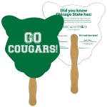 Custom Printed Cougar Fast Hand Fan(2 Sides) 1 Day