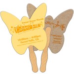 Logo Branded Butterfly Recycled Hand Fan