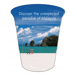 Cup Hand Fan Without Stick with Logo  Cup Hand Fan Without Stick with Logo