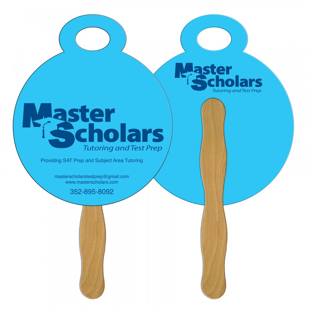 Custom Imprinted Stop Watch Fast Hand Fan (2 Sides) 1 Day Custom Imprinted Stop Watch Fast Hand Fan (2 Sides) 1 Day