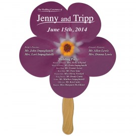 Daisy Flower Hand Fan with Logo  Daisy Flower Hand Fan with Logo