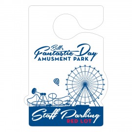 Plastic Sign | Custom | Die Cut Shape | .035" Thickness | 94 to 116 Sq In with Logo