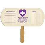 Personalized Band Aid/Pill Hand Fan