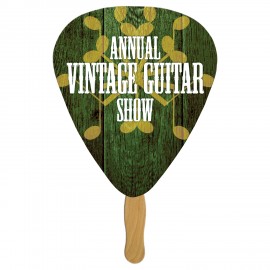 Promotional Guitar Pick Hand Fan