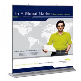 Custom V-Trak Retractable Kit, Vinyl 60" x 80"  Custom V-Trak Retractable Kit, Vinyl 60" x 80"