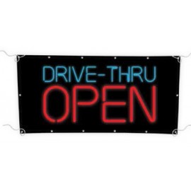 Customized 13 Oz. Single-Sided Scrim Banner (6'x3')  Customized 13 Oz. Single-Sided Scrim Banner (6