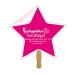 Personalized Star Coupon Hand Fan