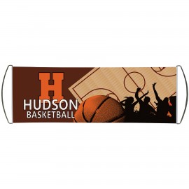 Customized Custom Single Sided Printed Polyethylene Scroll Banner (9.5" x 27.5")