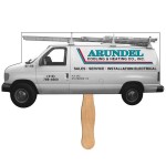 Moving Truck Hand Fan with Logo