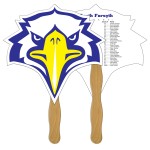 Custom Imprinted Bird Fast Hand Fan (2 Sides) 1 Day