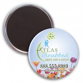 3 Diam Round Button w/ Magnet with Logo  3 Diam Round Button w/ Magnet with Logo