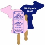 Michigan State Fast Hand Fan (2 Sides) 1 Day Logo Branded