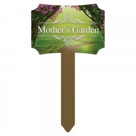 Logo Branded 4" x 7" Berlin Aluminum Garden Stake