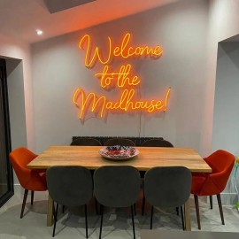 Custom New Generation Neon Sign Custom Designs, Multiple Color, Acrylic Backing