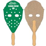 Hockey Mask Recycled Hand Fan Logo Branded