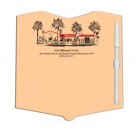 Open Book Offset Printed Memo Board with Logo