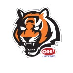 Logo Branded Tiger Paper Window Sign (Approximately 8"x8")