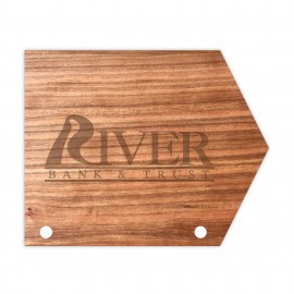 Promotional Wood Nameplate & Sign (35-39 Sq. Inches)