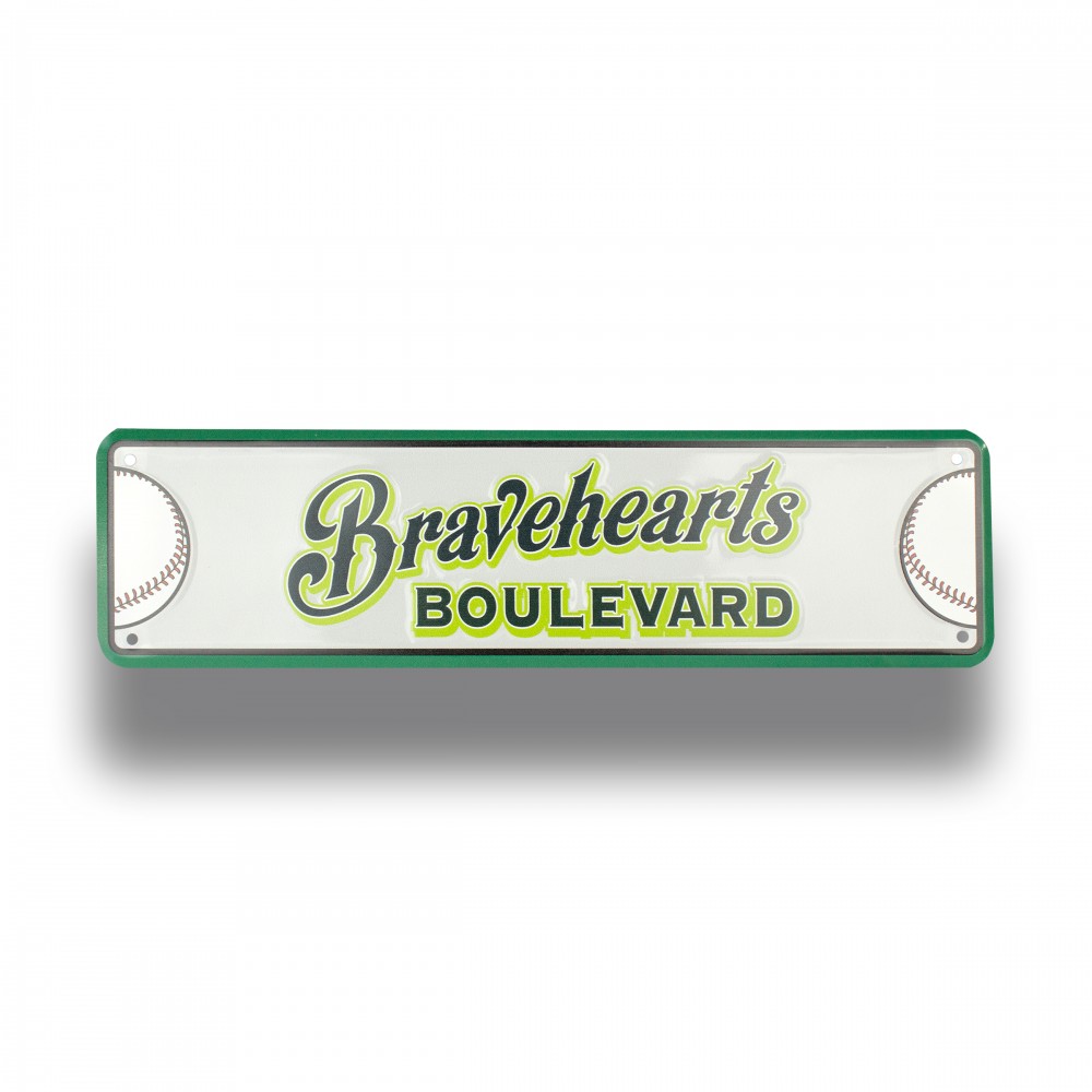 Logo Branded Mini Street Sign (4" x 15") 4 color process Logo Branded Mini Street Sign (4" x 15") 4 color process