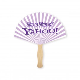 Lightweight Rd Triangle Shape Hand Fan with Logo