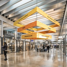 Skytube Tiered Square Hanging Sign Package (8