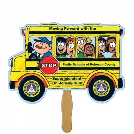 Bus Hand Fan with Logo