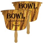 Custom Printed Bowl Fast Hand Fan (2 Sides) 1 Day
