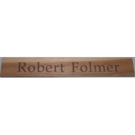 Custom 2" x 8" - Hardwood Sign - Door or Wall