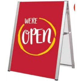 Logo Branded Ace Eco Single-Sided Dry Erase Board Outdoor Sign