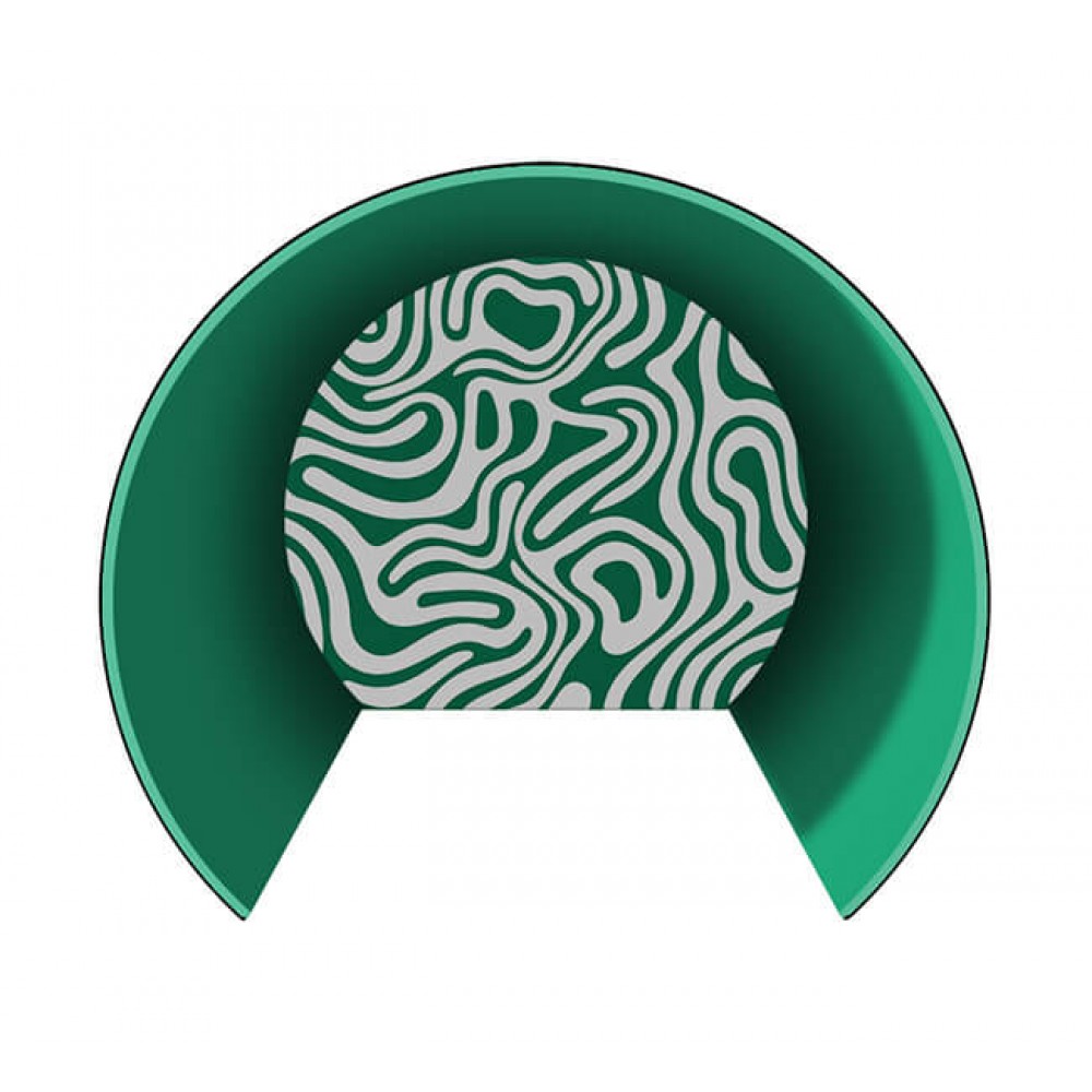 Logo Branded Half Circle Photo Booth Enclosure, Double Sided Package (8' x 8ft)