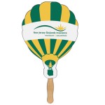 Hot Air Balloon Sandwiched Hand Fan with Logo
