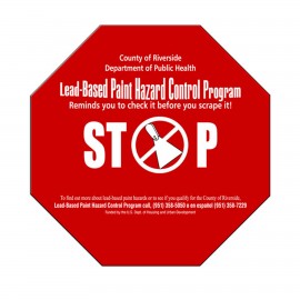 Stop Sign Hand Fan Without Stick with Logo  Stop Sign Hand Fan Without Stick with Logo