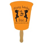 Cup Fast Hand Fan (1 Side) 1 Day Logo Branded