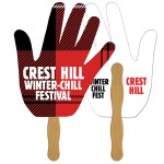 Open Hand Fast Hand Fan (2 Sides) 1 Day Custom Printed